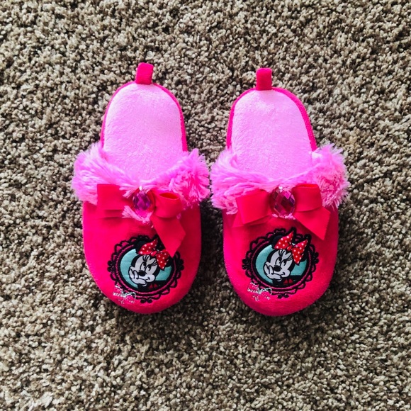 NWT Disney Store Minnie Mouse shoes Girls Bow Sneakers Sz 9 Black